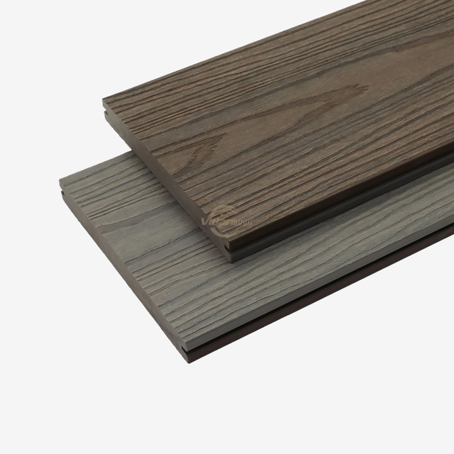 143*22.5 outdoor Composite decking wood grain Co-extrusion Decking UV protection decking for garden