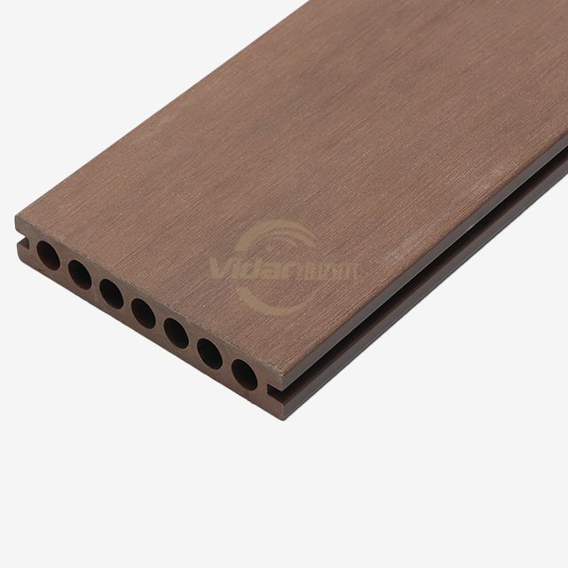 140x22mm UV-resistant antiskid WPC decking for garden eco-friendly free-maintetance composite decking for more than ten years