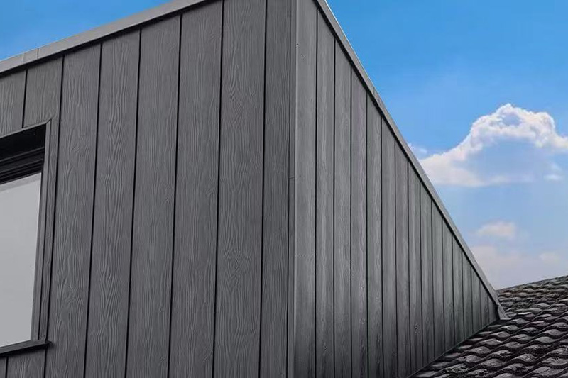 Wood-plastic composite (WPC) wall cladding