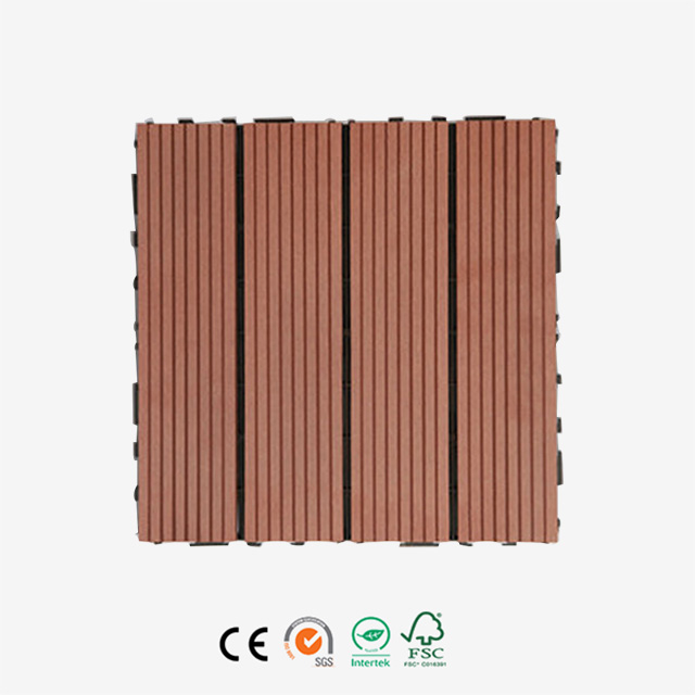 300x300mm Easy Installation DIY Decking/ WPC DIY Decking Tiles