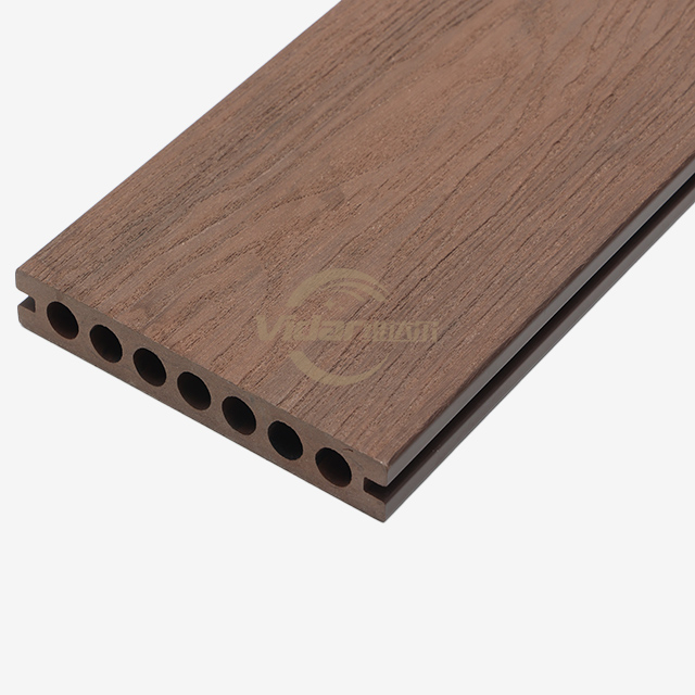 140x22mm 3D Embossed Wood Grain WPC Wood Plastic Composite Decking