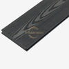 140*25mm 3D deep embossed effects woodgrain solid WPC Decking for Garden or villa courtyard