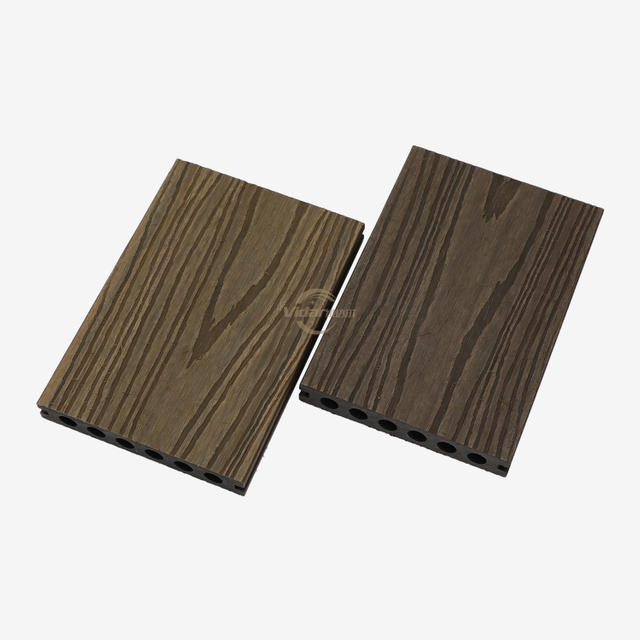 143H22.5mm round hole Co-extrusion wpc decking Wood Plastic Composite Outdoor WPC Garden/Decking /Flooring