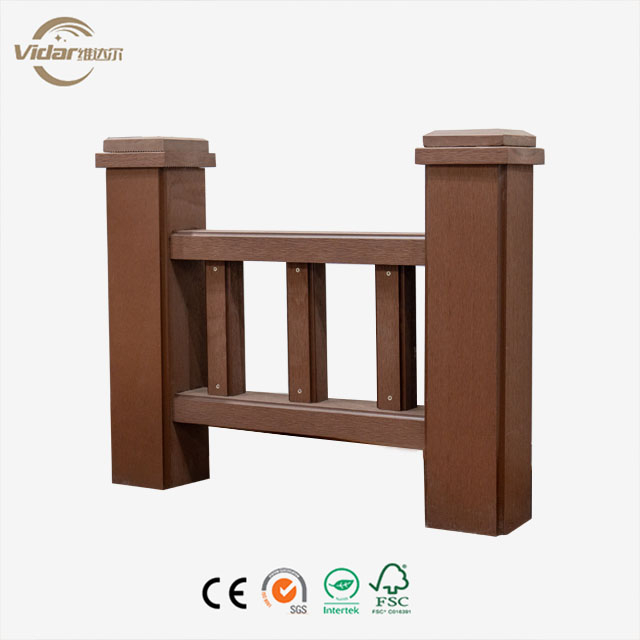 WPC Fencing Wood Plastic Railing for Garden Fencing