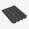 219x26mm black color Co-extrusion Wooden Grain Exterior Cladding Siding Outdoor Wood Plastic Composite Decoration Cladding Mixed Color WPC Wall Panels
